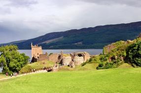 Loch Ness Urquhart Castle Scotland