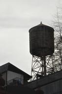 Water Tower Silhouette