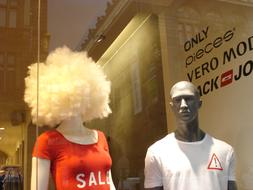 Mannequins Brands Window