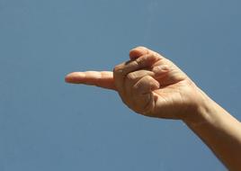 Zeigefingr Show Hand