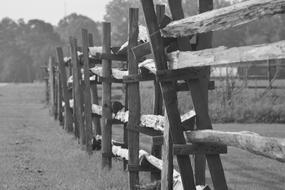 Splitrail Rural Wood Fence