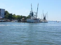 Shrimper Boat in Water
