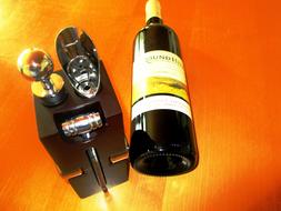 Wine Sommelier Set Wood Block