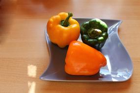 Paprika Green Peppers Yellow