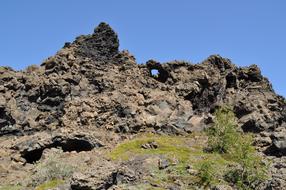 Iceland Dimmuborgir Rock landscape