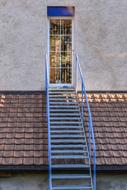 Window Blue Facade