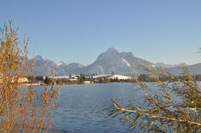 blue winter Lake