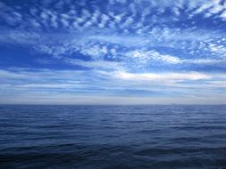 Sea Blue Clouds