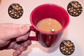 sweet drink in mug