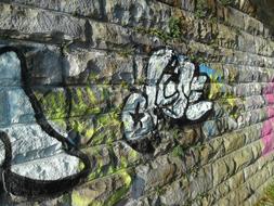 Graffiti Wall Stones Stone