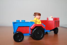 toy tractor lego