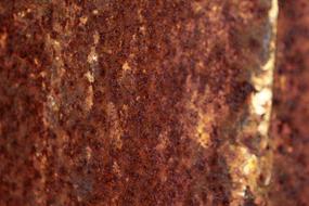 Rusted Metal red wall