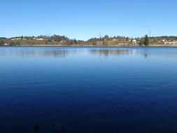 blue Water Lake horizon