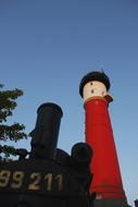 Lighthouse Wangerooge Steam