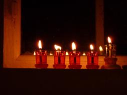 Candle Red Night