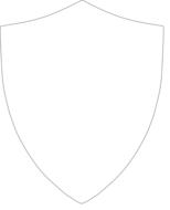 shield armor coat medieval outline