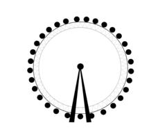 ferris wheel big wheel clipart