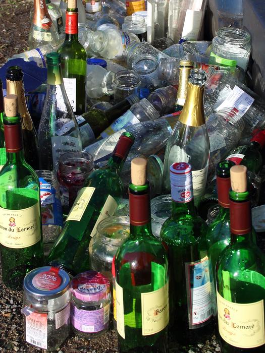Glass Bottles Recycled