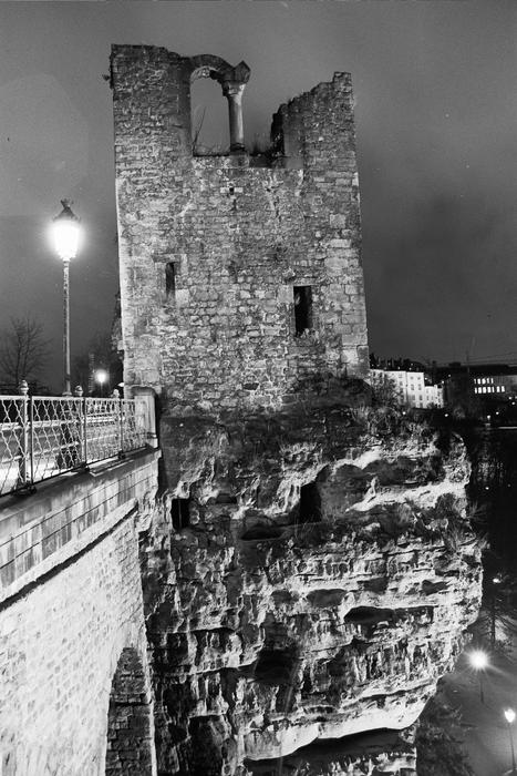 Luxembourg Night The Ruins Of