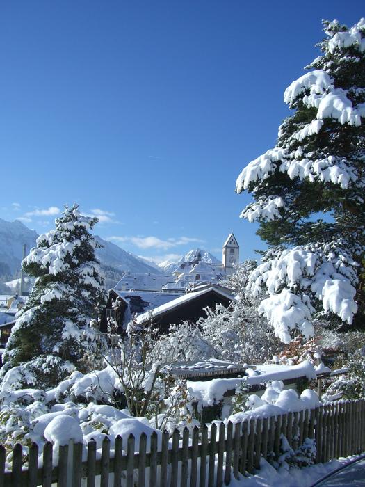 St Mang Tower Füssen Winter Snow