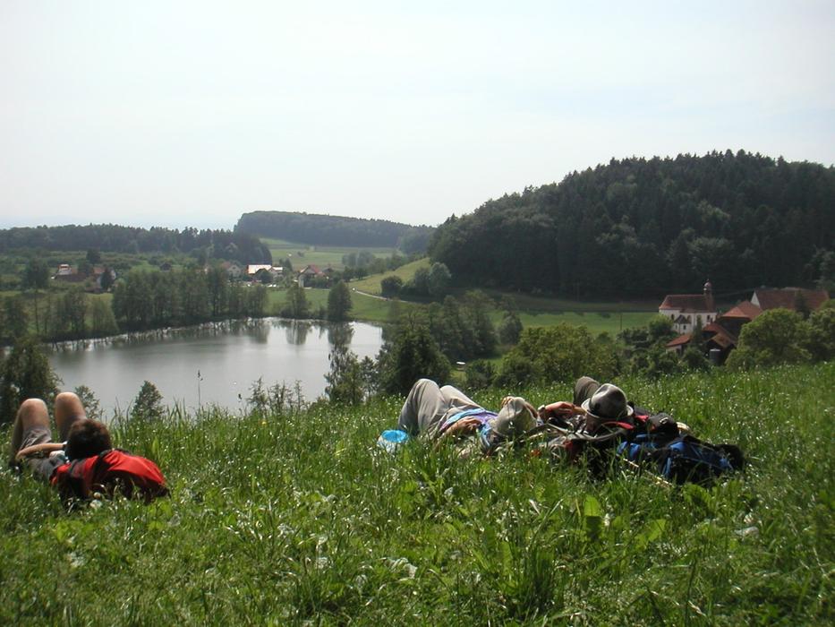 Schleinsee Tired Wanderer
