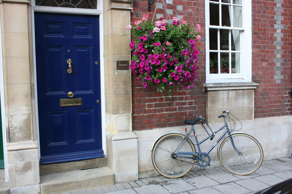 Vase Of Flowers on facade