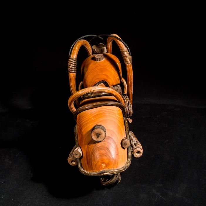 Wooden Motorcycle Wood Model Art