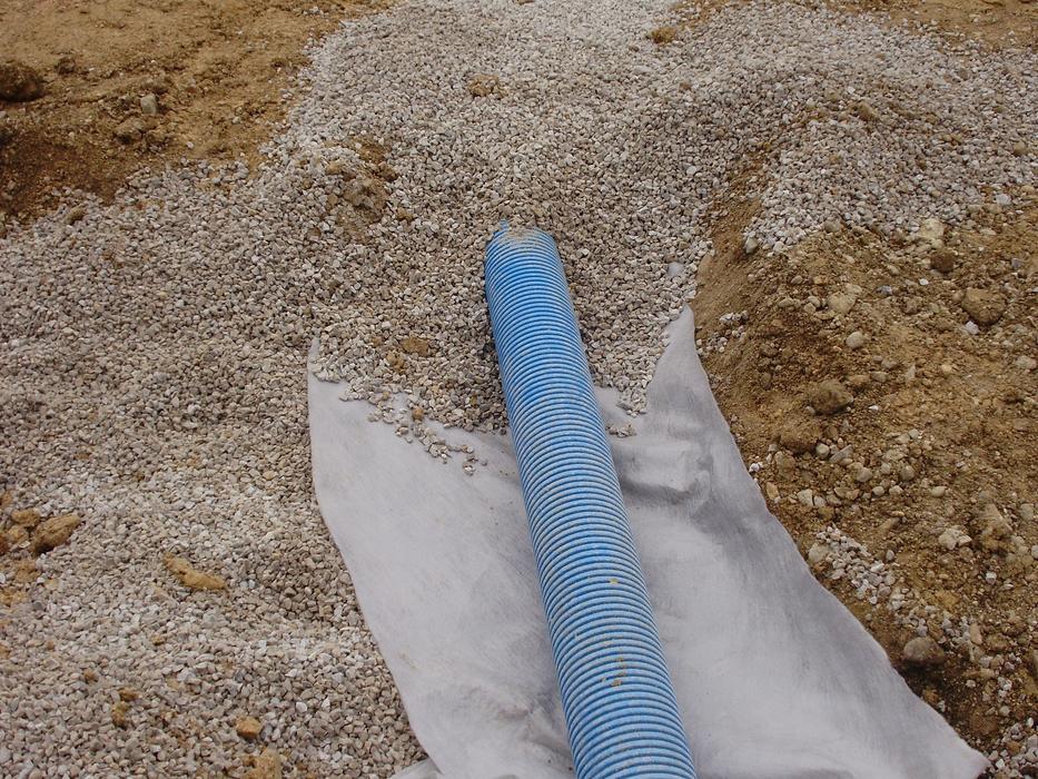 Pebble Tube on sand