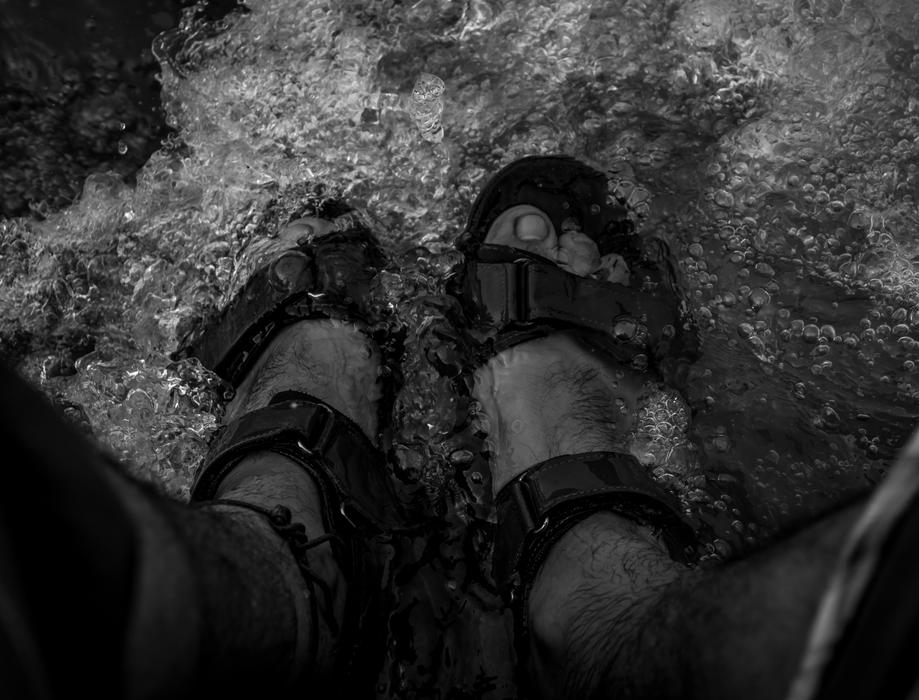 Water Feet Splash Standing In