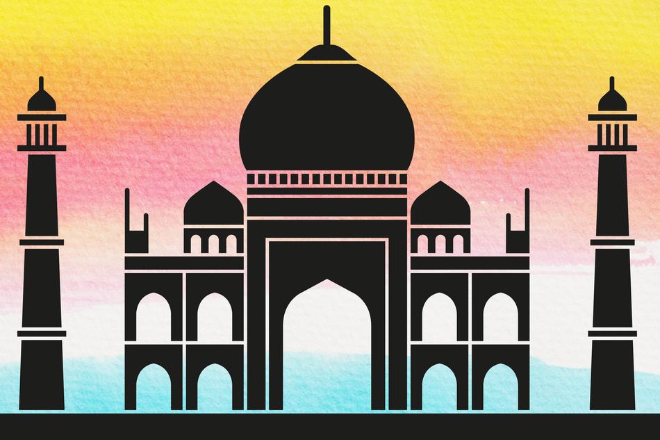 taj mahal crown of the place