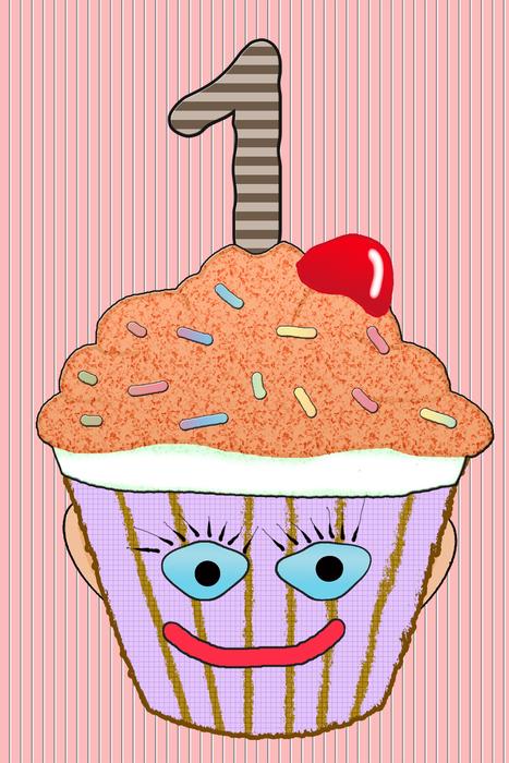 cup cake muffin birthday 1