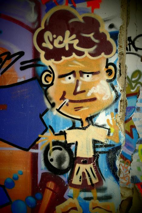 Painting On The Wall Spray Colors