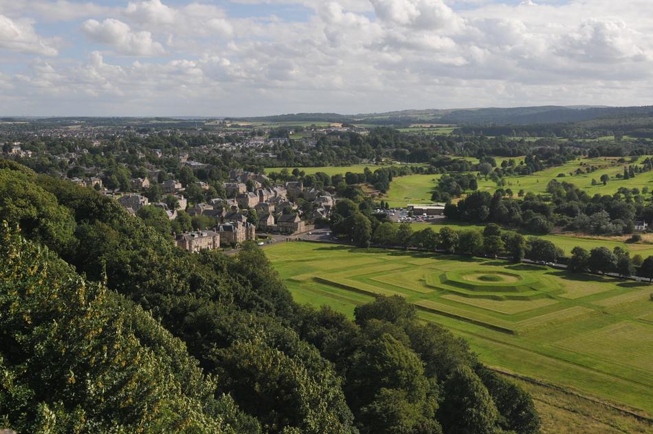green park in st Andrews, Scotland