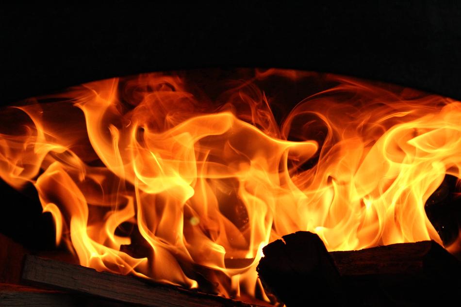 bright Heiss Fireplace