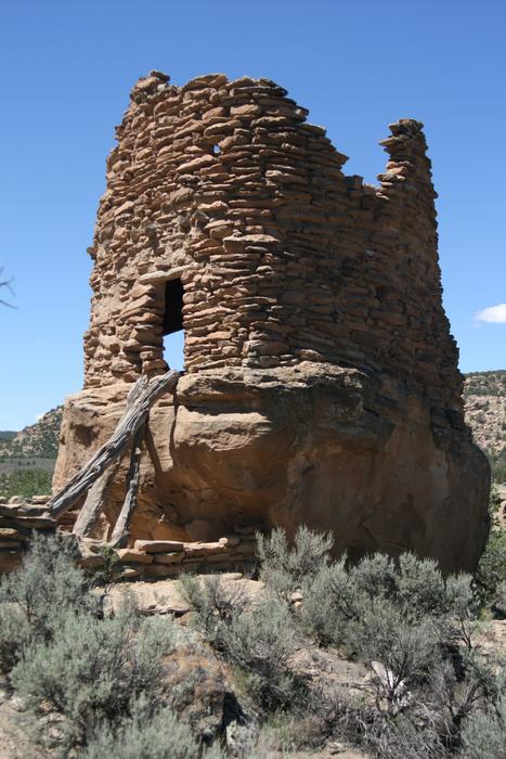 Ruins Truby Tower New Mexico