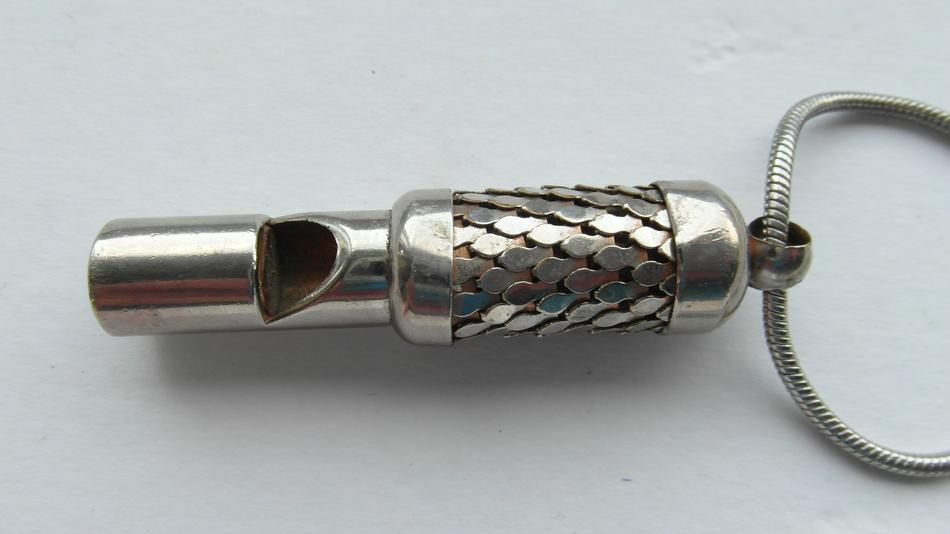 Vintage Whistle Silver