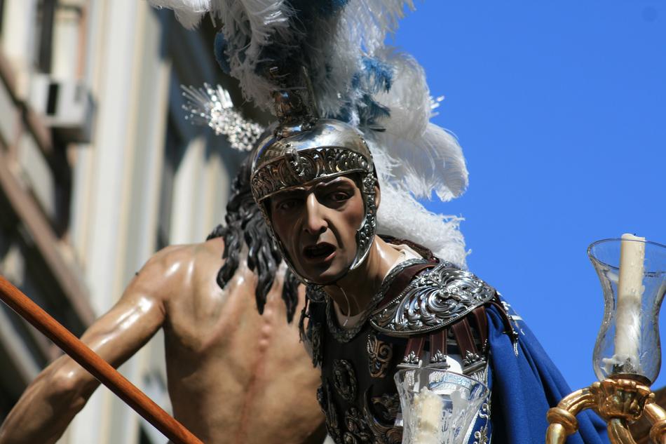 Easter Procession Passion statue