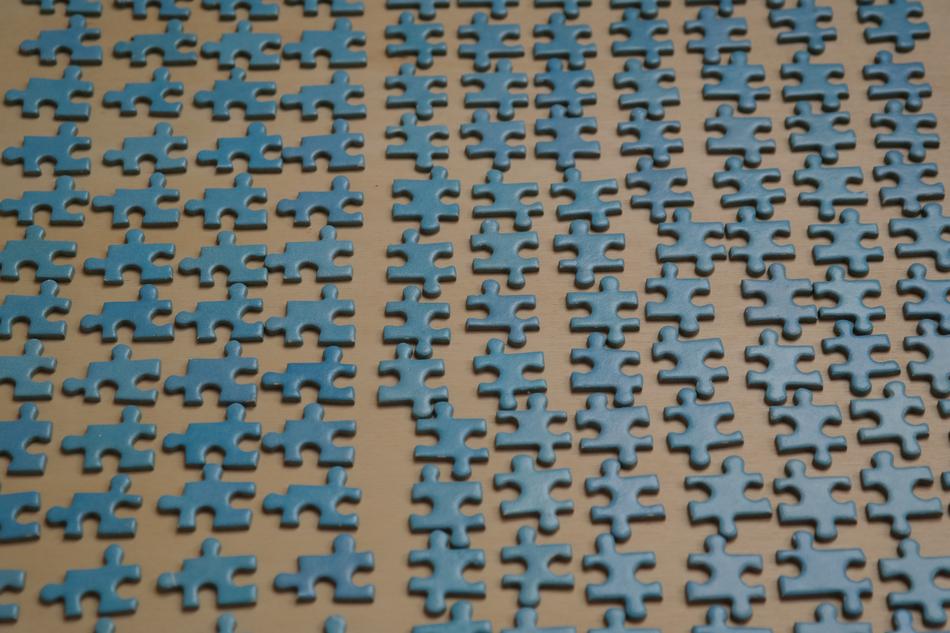 Puzzle Parts Piecing