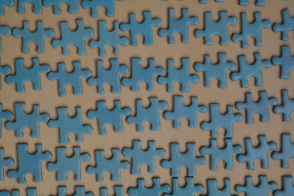 Puzzle Parts Piecing sorted
