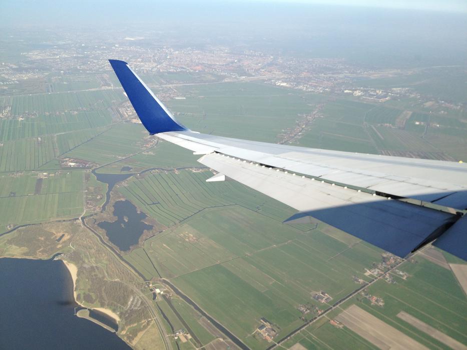 Aircraft Landing Amsterdam