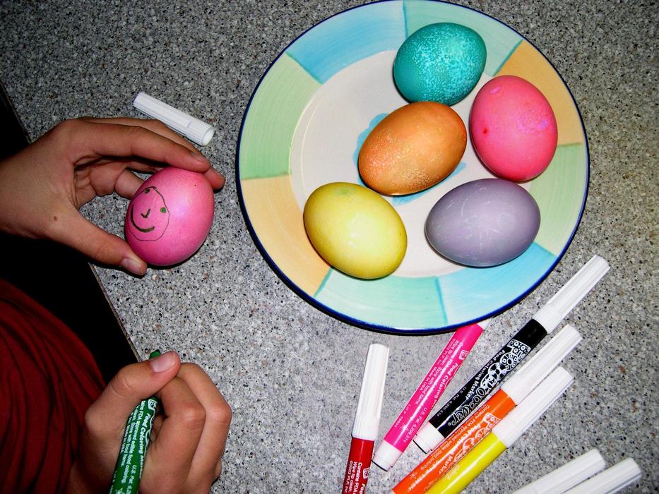Easter Eggs decorating