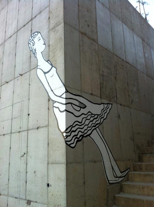 Figure Mural Art The