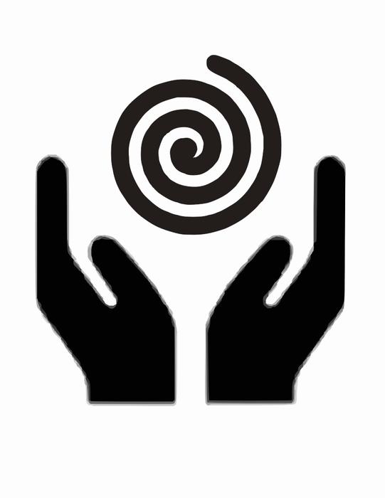 spirituality spiral hands spiritual