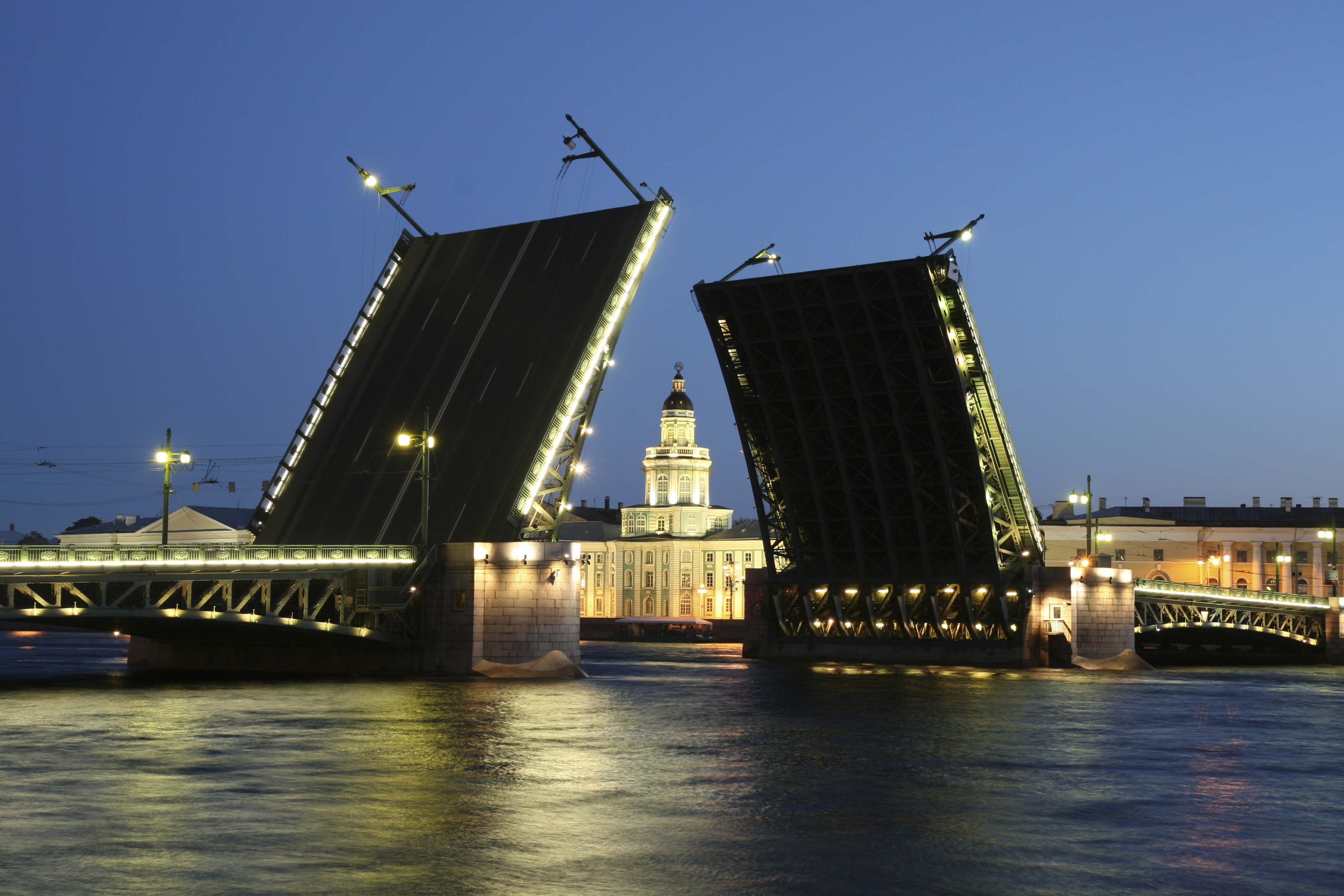 Река Нева Дворцовый мост