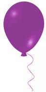 balloon purple layers toy art
