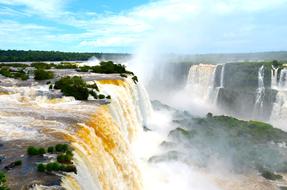 Iguazu Cascade Falls Waterfall