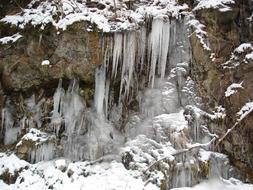 Frozen Waterfall Ice landscape