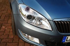 Auto Spotlight Skoda Blue
