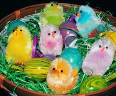 Easter Basket Colorful