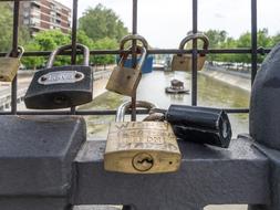 Padlock Bridge River